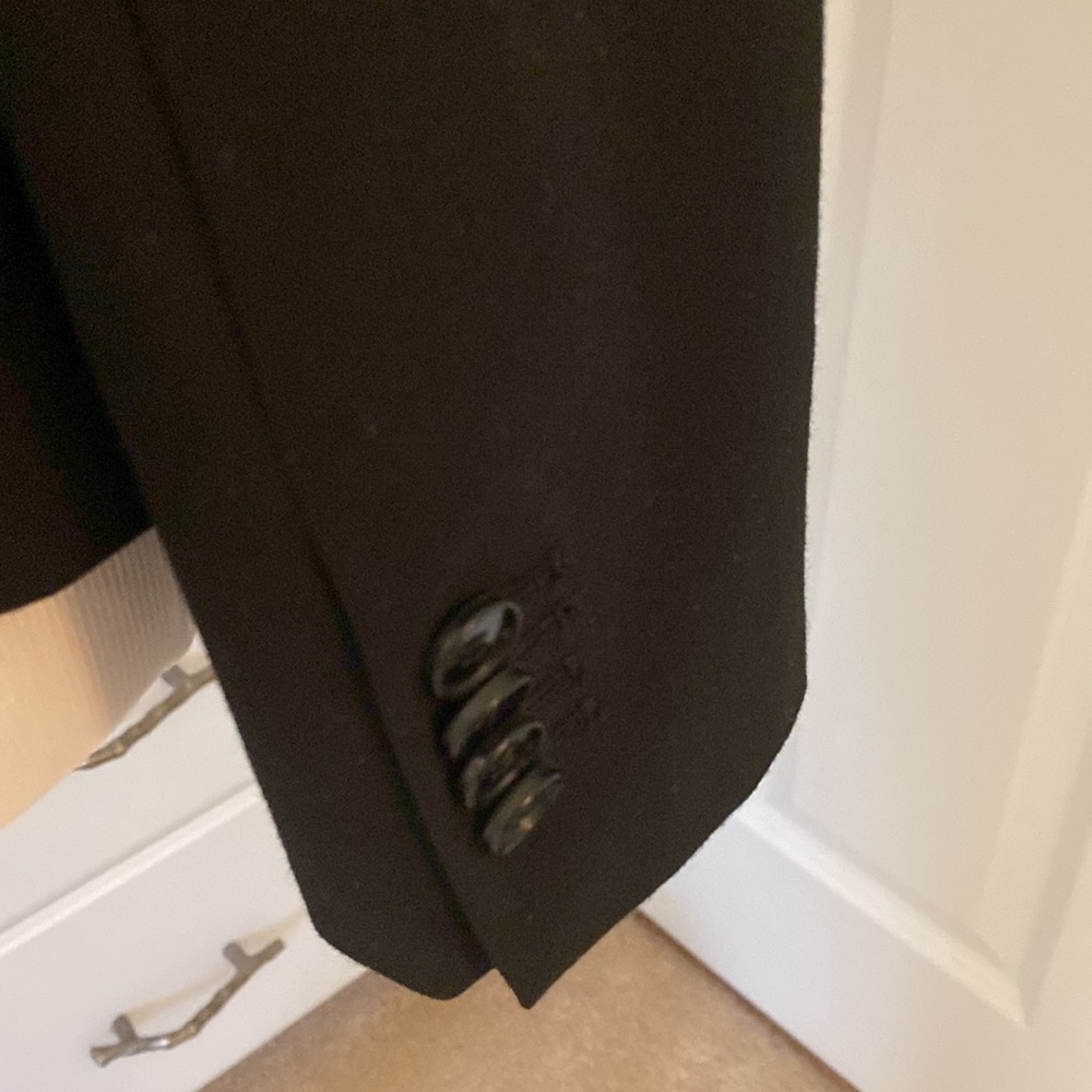 Single Button Black Blazer - image 4
